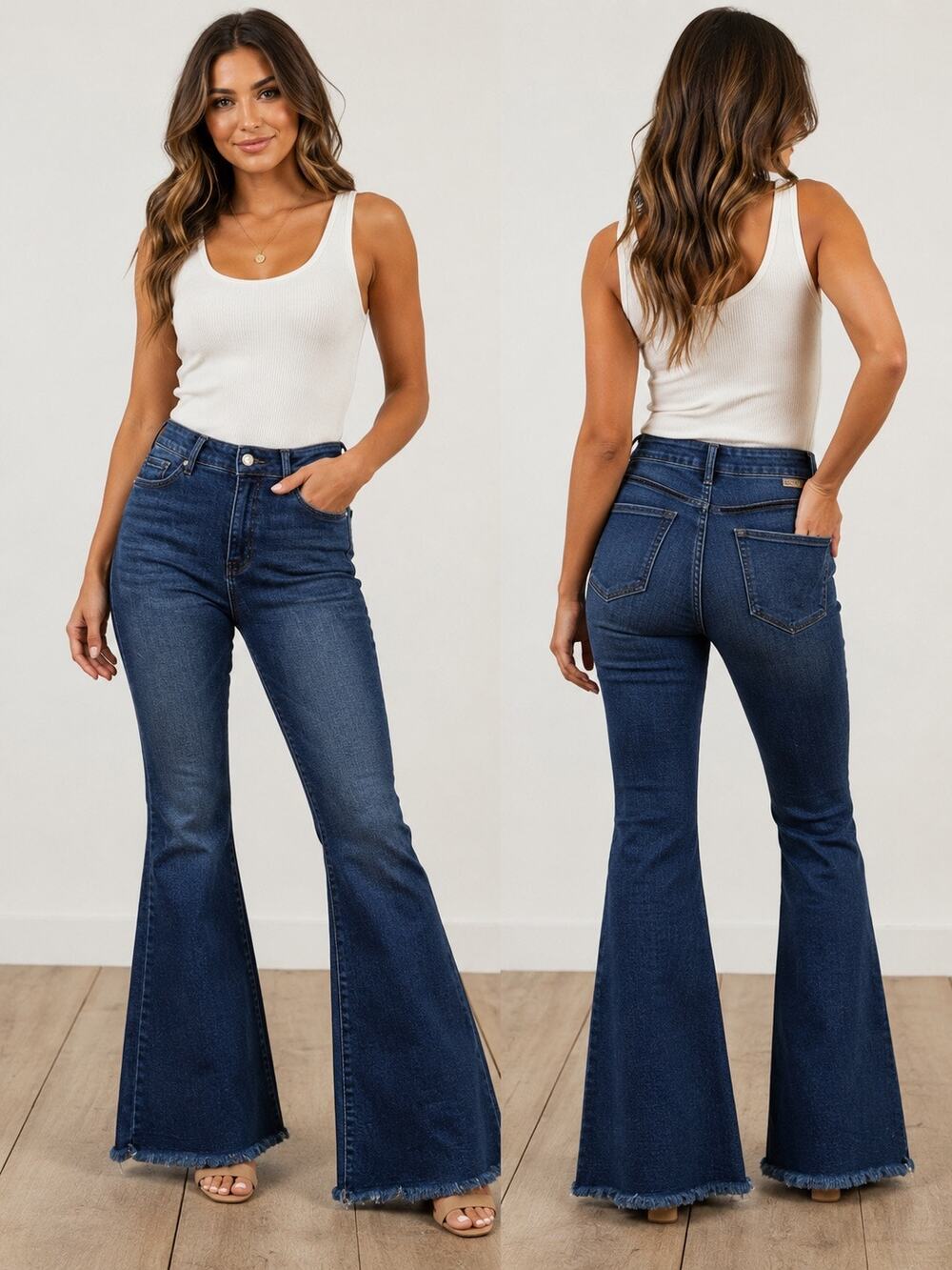 KanCan Signature Ultra High Rise Super Flare Jeans